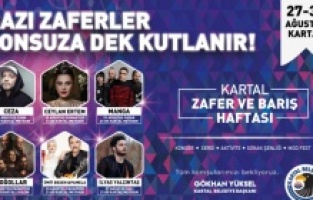 Kartal’da Zafer Bayramı Coşkusu 6 Gün 6 Gece Sürecek