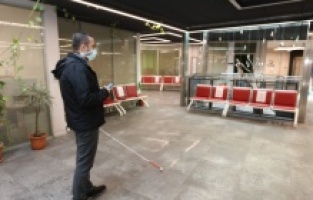 İBB'den görme engelliler için bir ilk!