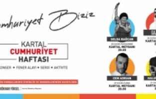 Kartal’da Cumhuriyet Bayramı coşkusu 4 gün 4 gece sürecek