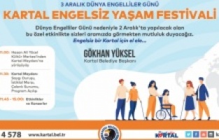 Kartal Belediyesi’nden “Engelsiz Yaşam Festivali”