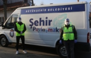 Eskişehir'de tüm pozitif hastalara sıcak yemek desteği sürüyor