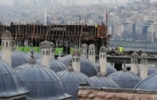 İBB'den Süleymaniye'yi perdeleyen yapı için durdurma talebi!