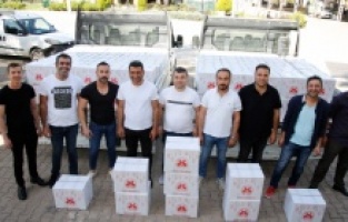 1 haftada 2 bin 500 aileye gıda kolisi dağıtıldı