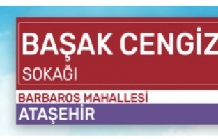 Başak Cengiz'in ada Ataşehir'deki sokağa verildi