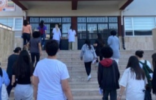 Bayraklı'da öğrencilere sınav provası