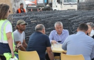 Zeydan Karalar çalışmaları denetledi, yeni müjde verdi