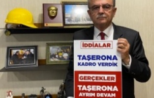 "Taşerona ayrım devam ediyor"