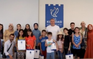 Küçük gezginler Kuşadası'nda