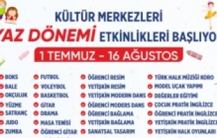 Aydın Büyükşehir Belediyesi'nden dolu dolu yaz kursları