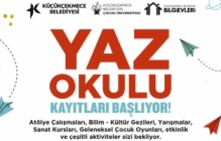 Küçükçekmece'de 10 bin öğrenci yaz okulundan faydalanacak