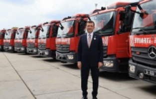 İstanbul İtfaiyesi'ne yeni araçlar