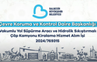 Balıkesir Büyükşehir'in ihaleleri, canlı olarak yayınlanıyor