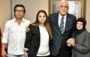 İYİ Parti lideri Dervişoğlu, Ateş Ailesi ile görüştü