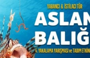 Antalya Büyükşehir'den Aslan Balığı Yakalama Yarışması
