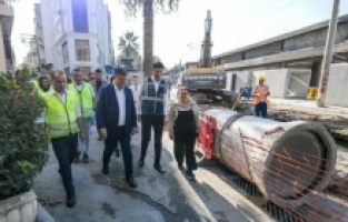 Başkan Tugay, Buca’da sürdürülen İZSU çalışmalarını inceledi