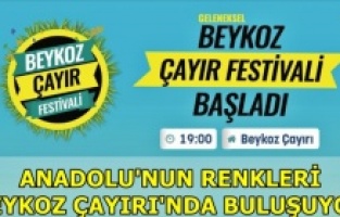 "Beykoz Çayır Festivali" bugün başlıyor