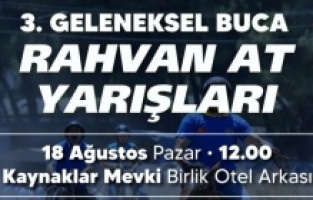 Buca’da 3. Geleneksel Rahvan At Yarışları 18 Ağustos'ta düzenlenecek