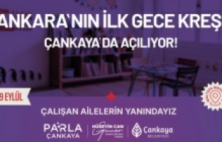 Çankaya Belediyesi’nden 24 saat kreş hizmeti