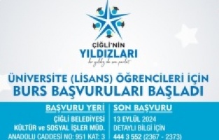 Çiğli’de üniversite burs başvuruları başladı