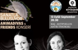 Kaş'ta tarih ve sanat buluşuyor