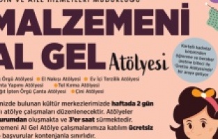 Kartal Belediyesi’nin ‘Malzemeni Al Gel’ Atölyesi Başlıyor