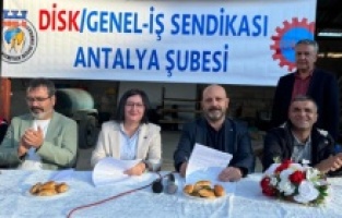 Akseki Belediyesi ile DİSK Genel İş Sendikası arasında toplu sözleşme imzalandı