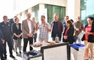 Başkan Cem Kotan, kesintilere emekçilerle birlikte tepki gösterdi