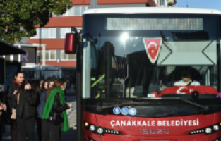 Çanakkale'de kadınlar için toplu taşımada 'Sınırsız Durak' uygulaması