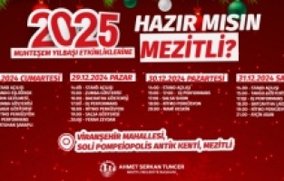 Mezitli'de yılbaşı coşkusu doyasıya yaşanacak