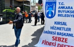 Ankara Büyükşehir, yerli üreticinin yüzünü güldürdü