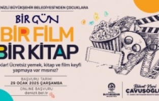 “Bir gün, Bir Film, Bir Kitap” projesi başvuruları başladı