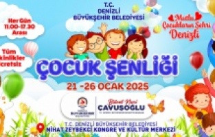 Denizli Büyükşehir’den çocuklara şenlik müjdesi