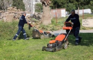 Bayraklı'da parklara kapsamlı bakım