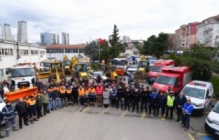 Kartal Belediyesi Kar Nöbetinde