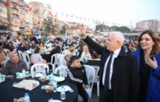 Bursa Büyükşehir’den Gemlik’te 3000 kişilik iftar sofrası