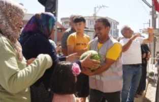 Başkan Tuncer'den çiftçiye can suyu