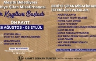 Mezitli Belediyesi'nden üniversite öğrencilerine müjde