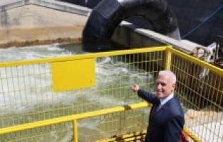 Bursa’ya can suyu olacak vana açıldı!