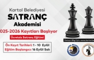 Kartal Belediyesi Satranç Akademisi Kayıtları Başlıyor