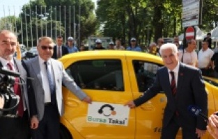 Türkiye'ye öncü 'Bursa Taksi' yollarda