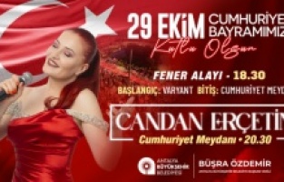 Antalya Büyükşehir Belediyesi’nden coşkulu Cumhuriyet Bayramı kutlaması
