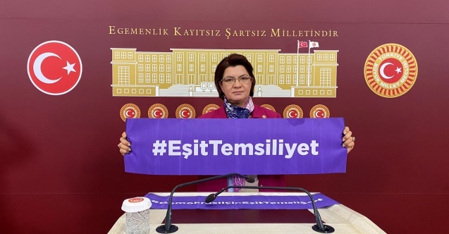 CHP#039;li Şahin#039;den eşit temsiliyet çağrısı