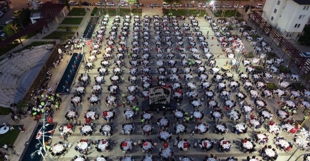 Döşemealtında 5 bin kişilik iftar
