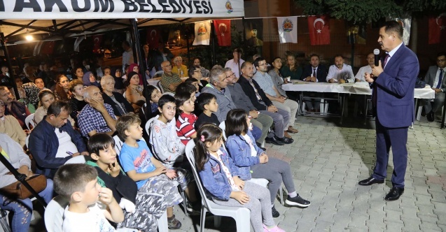 Atakumda komşuluk dayanışması zamanı