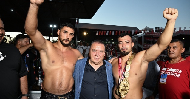Kırkpınarda altın kemer bir kez daha Antalyanın oldu
