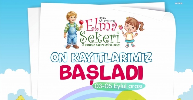Uşak Belediyesi'nin Elma Şekeri Kreş ve Gündüz Bakımevi hizmeti başlıyor