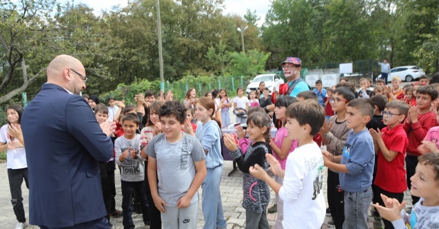 Çocuklardan Başkan Türkel’e teşekkür