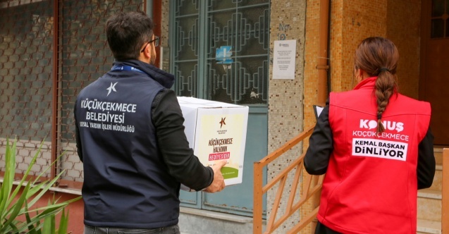 Küçükçekmece Belediyesi#039;nden binlerce kişiye dayanışma eli