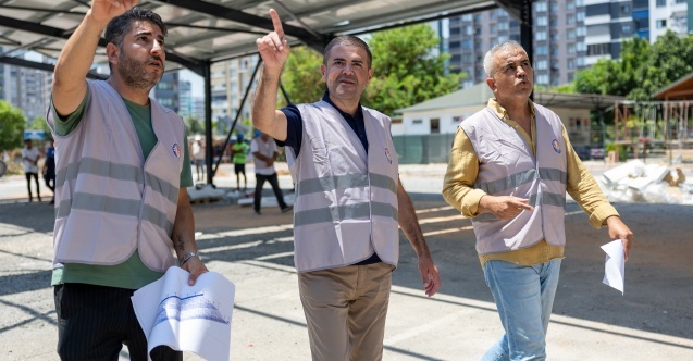 Başkan Tuncer saha çalışmalarını yerinde inceledi