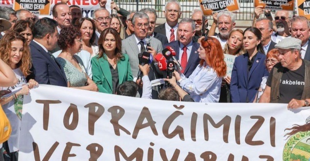 CHP'li Özcan, Akbelen’de başlatılan zeytin kesimlerini Meclis gündemine taşıdı